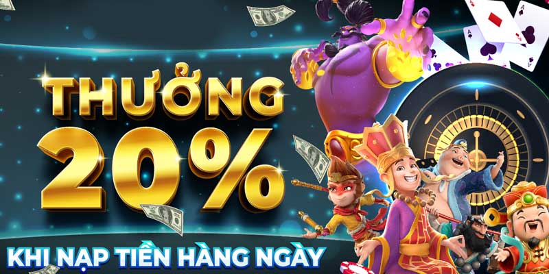 Nhận thưởng nạp hàng ngày tại sảnh Bắn Cá Đổi Thưởng